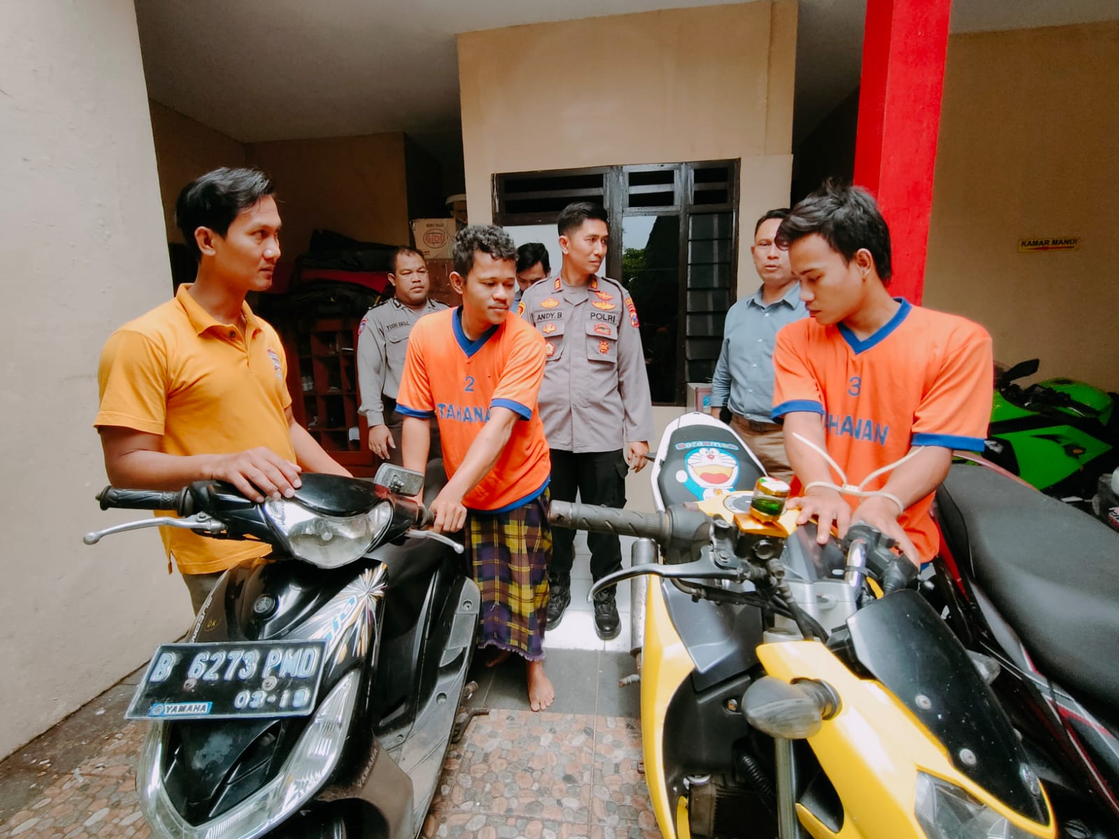 Curi Motor Pakai Cincin Magnet, Polres Bangkalan Ciduk Pelaku dan Penadahnya
