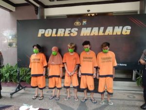 Polres Malang Ringkus 7 Orang Tersangka Perdagangan Orang