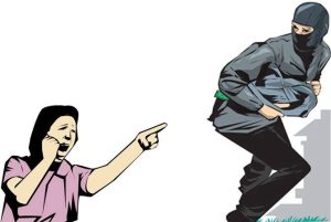 Seorang Wanita Di Sidoarjo Terpaksa Tangkap Maling Sendiri