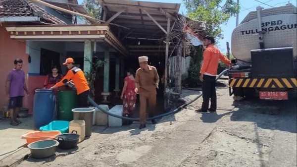 Akibat Kemarau Panjang, Tujuh Desa Di Tulungagung Alami Krisis Air