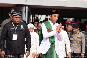 Pesan Jokowi Hadiri Pengukuhan Ijazah Pagar Nusa “Jaga Keselamatan Negara”