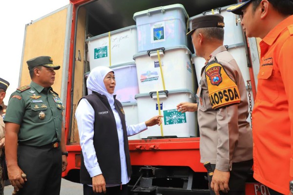 81 Truk Bantuan Kemanusian Dari Jatim Siap Dikirim Ke Palestina