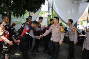 Kapolres Madiun Pantau Kantor PPK, Pastikan Rekapitulasi Suara Berjalan Aman