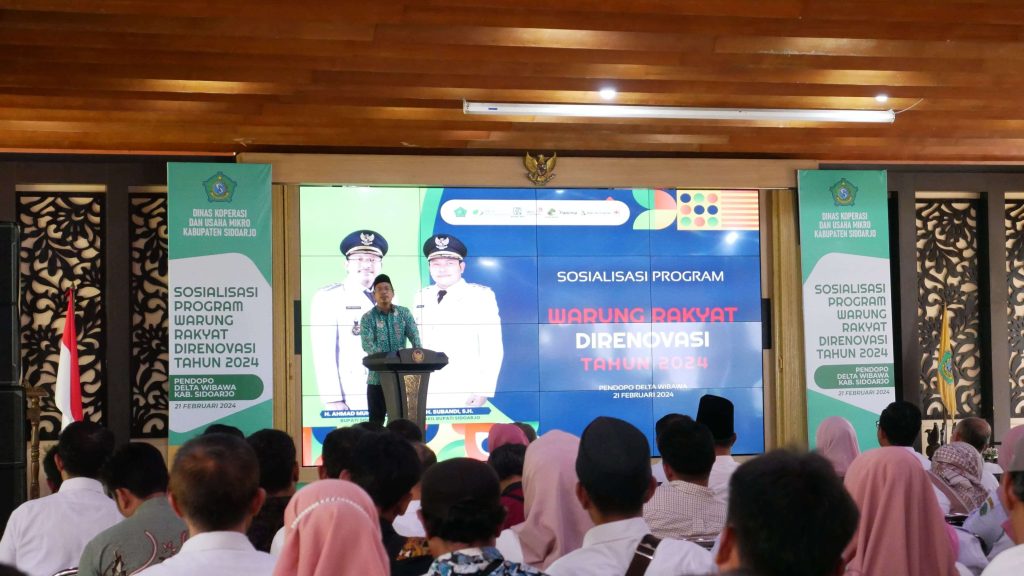 Tahun 2024, Pemkab Sidoarjo Targetkan Renovasi 400 Warung Rakyat Milik Pelaku UMKM