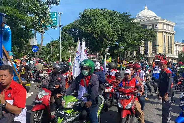 May Day, Banyak Kendaraan Terekam Tilang Elektronik di Surabaya