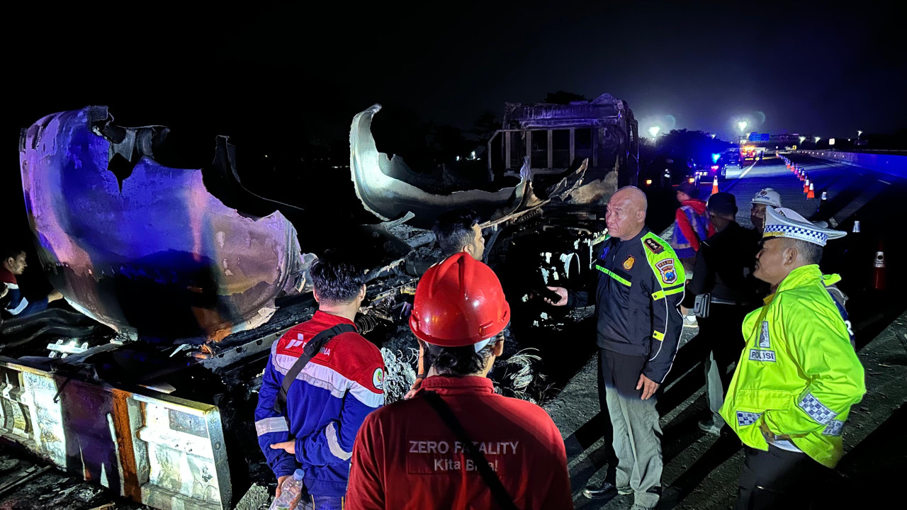 pertamina pasca kebakaran truk tangki