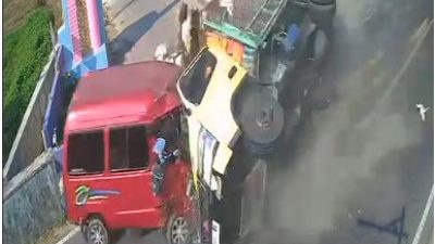 Laka Beruntun di Sepulu, Satlantas Polres Bangkalan : 8 Orang Menderita Luka