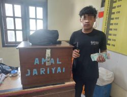 Polres Tulungagung Amankan Pencuri Kotak Amal Masjid