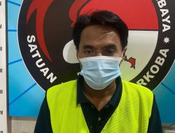 Polrestabes Surabaya Bekuk Tukang Parkir yang Hendak Edarkan Narkoba