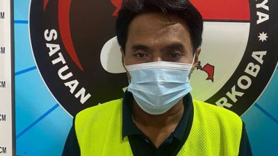 Polrestabes Surabaya Bekuk Tukang Parkir yang Hendak Edarkan Narkoba