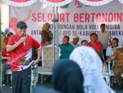 Sambut HUT RI ke-79, Pemkab Pamekasan Gelar Lomba Volly Tingkat OPD