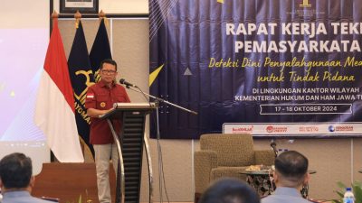 Kanwil Kemenkumham Jatim Tekankan Pentingnya Deteksi Penyalahgunaan Media Sosial