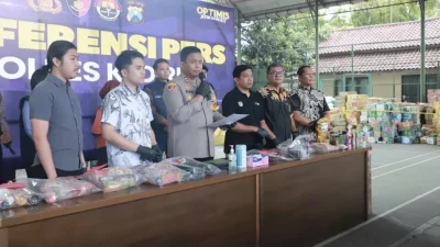 Polres Kediri Tetapkan Satu Tersangka Donatur Minuman Kadaluarsa Penyebab Keracunan Massal