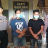 Dua orang yang ditetapkan tersangka kasus pendistribusian pupuk