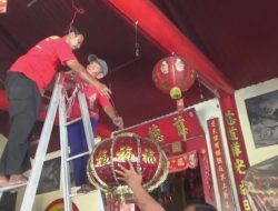 Klenteng Tjoe Tik Kiong Tulungagung Bersolek untuk Sambut Imlek