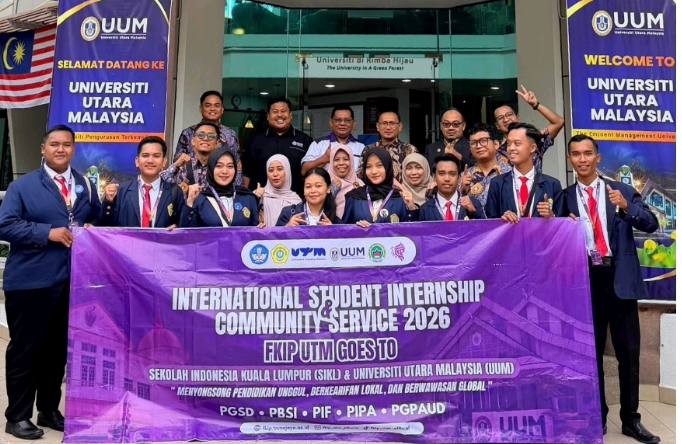 Mahasiswa PBSI FKIP UTM Raih Kesempatan Asistensi Mengajar Internasional di Universiti Utara Malaysia